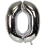 Helium Foil Digital balloons ,birthday holidays weddin party supply Silver 40