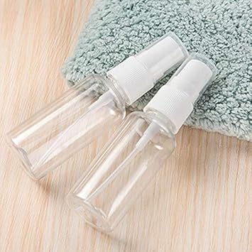 APSAMBR-Plastic Refillable Fine Mist Perfume Atomizer Spray Bottle for Travel Beauty Makeup,