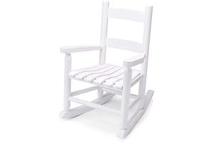 Mint Bucket Brands Emilie Children’s Rocking Chair by Troutman Chair Company, Indoor & Outdoor Rocking Chair for Nursery - Ages 9 Months Old with Supervision up to 3 Years Old, Natural Finish