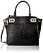 Nine West Gleam Team LG Satchel Bag, Black, One Size