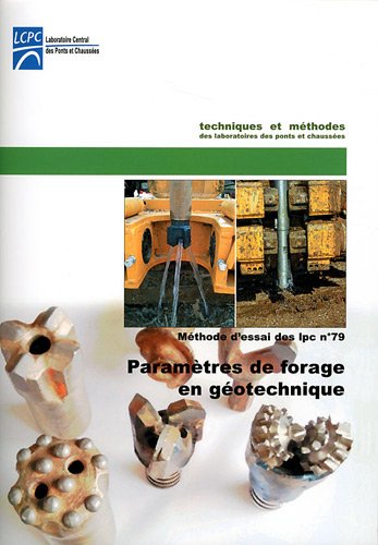 Paramètres de forage en géotechnique