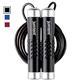 Jumtent Jump Rope with Adjustable Speed Cable & Aluminum Handles - Skipping Rope for Fitness Workouts, Jumping Exercise, Skipping and Boxing