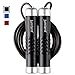 Jumtent Jump Rope with Adjustable Speed Cable & Aluminum Handles - Skipping Rope for Fitness Workouts, Jumping Exercise, Skipping and Boxing