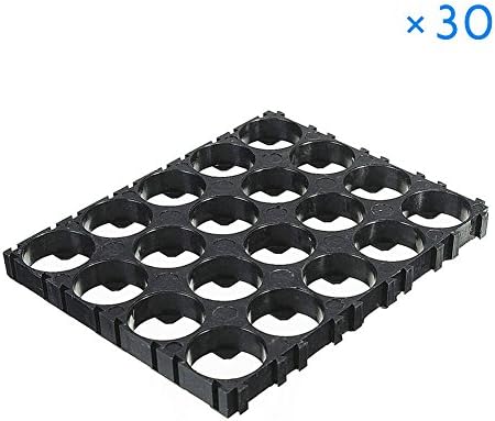 Wildeal 20/30/40/50 Pcs 4x5 Cell 18650 Batteries Spacer Holders Radiating Shell Plastic Bracket