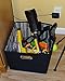 Alexi Ricci Black 11Hx11Wx11D Folding Storage Bin Orginization with Style