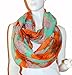 SCARF_TRADINGINC® Floral Light Weight X-large Infinity Scarf