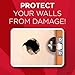 Magic Wall Guard Patch - 5 Inch Diameter - Door Knob Wall Protector Shield Works on Any Texture Wall
