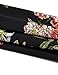 SeSe Code V-Neck Tunic Shirts For Women, Ladies' Soft Long Sleeve Classy and Chic Floral Flowy Blouses Flared Hem Casual Tunic Tops L Black-2
