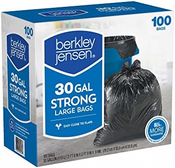 Product of Berkley Jensen 30-Gal.95mil Large Bags, 100 ct. - Food Storage Bags & Containers [Bulk Savings]