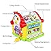 ZJTL Colors Pairing Blocks Educational Learning & Geometric Shape Toys, Electronic Musical Activity Play Center House with Counting Help/Know Animals/Electronic Piano/Open Door/ Etc