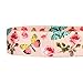 Blueberry Pet 11 Patterns Spring Scent Inspired Rose and Butterfly Print Pastel Pink Adjustable Dog Collar, Small, Neck 12