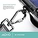 Movo NS-10 Rapid Camera Sling Strap with Quick Release Clip and Extra-Wide Padded Neoprene Shoulder Strap for Canon EOS, Nikon, Sony, Olympus, Pentax & Panasonic DSLR & Mirrorless Cameras