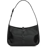 What Goes Around Comes Around Women's Pre-Loved YSL Black Patent Le5 A7 Shoulder Bag