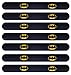 Justice League Superhero Slap Bracelet for Kids Boys & Girls Birthday Party Supplies Favors (7 Pack Batman)