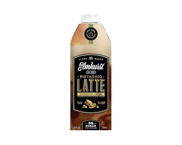 ELMHURST PISTACHIO CREME LATTE, 750 ML
