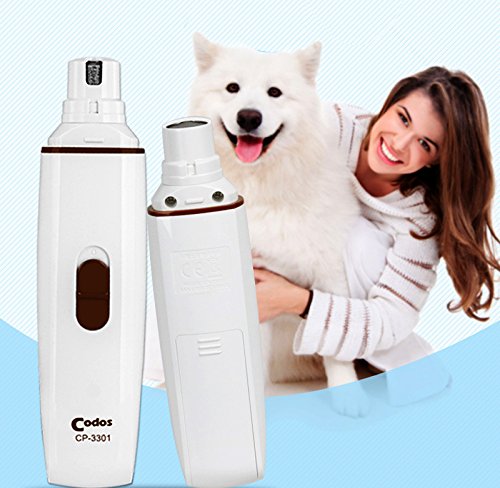 YAVOCOS Professional Dog Electric Claw Nail Grooming Tool Pet Toenail Paws Grinder Clipper Cutter Auto Pedicure Equipment for Animal