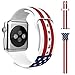 Apple watch band,Soft Silicone Sport Style Replacement for 38mm Apple Watch All Models - 2 Lengths
