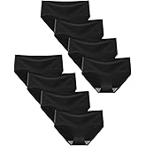 Finihen Teen Girls Underwear Seamless Big Girls Panties No Show Multipack.