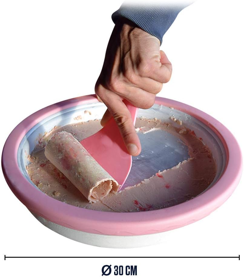 MikaMax, Ice Teppanyaki Plate, Ice Cream Rolling Machine, DIY Roll, Ice Pan Ice Cream Maker, With Recipes - Image 4