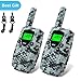 E-wor Walkie Talkies For Kids ,22 Channels FRS/GMRS UHF Kids Walkie Talkies, 2 Way Radios 4 Miles Walkie Talkies Kids Toys With Flashlight, 1 Pair,Camo Grey