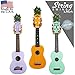 String Swing Ukulele Adhesive Wall Mount Pineapple Stand for Mandolin and Ukele Concert Pineapple Soprano Tenor and Baritone Compatible Case Alternative Kit for Home or Studio - Pineapple CC62UK-P