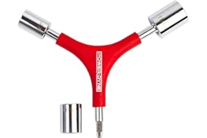 Powerdyne Y4 Skate Tool - 1/2" Socket, 11/16"" Socket, 9/16" Socket, and 5mm Allen Wrench