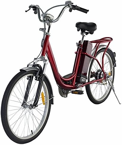 Classic Bicycle Electric Bike Red 250W 24V