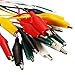 Yakamoz 20PCS Alligator Clips Electrical Jumper Wires Test Leads with Aligator Clips Double-ended Gator Clip Insulated Testing Wires