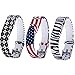 Moretek Smart Watch Band Replacement Bracelet Straps for Fitbit Flex Wireless Activity Sleep Bands (Square/flag/strip 3)