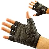 Mava Sports Silicone Padding Workout Gloves - Gloves for WOD, Fitness, Weight Lifting, Bodybuilding and Kettlebell Training - Extra Powerful Grip - Full Palm Protection