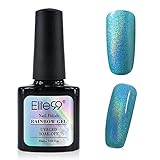 Elite99 Colorful Rainbow Gel Polish Soak Off UV LED Nail Art Holographic Manicure 10ML 7001