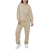 Outfeel Women 2 Piece Sweatsuit Sets Oversized Sweatshirt Jogger Sweatpants 2025 Fall Loungewear Tracksuits S-XL