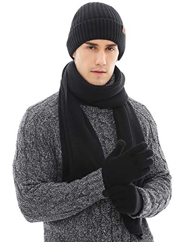 hat scarf and gloves mens