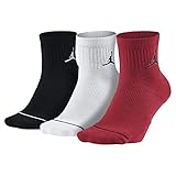 Nike Jordan Nike Jordan Jumpman Dri-Fit Quarter Socks Multi 3 Pair SX5544-011