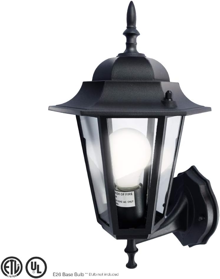 (40% Clearance) eTopLighting Exerior Outdoor Wall Lantern Porch Garage Patia E26 Edison Base, APL2214
