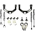 Kryptonite Stage 3 Leveling Kit w/Heavy Duty Control Arms & Fox Shocks KR20STAGE3FOX Compatible with 2020-2024 Chevy Silverado/GMC Sierra 2500HD 3500HD