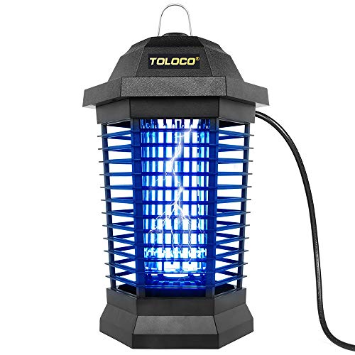 TOLOCO Bug Zapper Mosquito Killer, Fly Trap Outdoor Patio, Mosquito