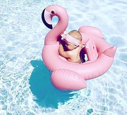baby flamingo pool float