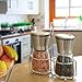 T·G·Y Salt and Pepper Grinder Set with Stand Salt Pepper Mill Salt & Pepper Shakers Salt Grinders