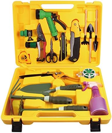 GEAMBO 18 PCS Small Planting Tools Gardening Tools Combination Set Landscaping Tool Outdoor Garden Supplies