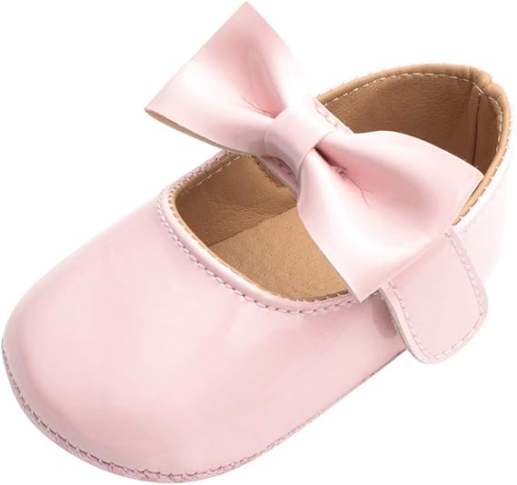 Amazon Co Jp ベビーシューズ 新生児 女の子 滑り止め キッズ 靴 プリンセスシューズ お姫様 子供 シューズ フォーマル 靴 軽量 ファーストシューズ 可愛い リボン ベビー 靴 ガールズ ドレスシューズ Puレザー 出産祝い ピンク 黒 赤 白 服 ファッション小物