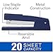Swingline Stapler, 30 Sheet Capacity, 747 Classic Stapler, Jam Free, Metal, Royal Blue (74724)