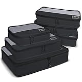 Dot&Dot 6pc Travel Packing Cubes - First Class Luggage Organizers