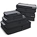 Dot&Dot 6pc Travel Packing Cubes - First Class Luggage Organizers