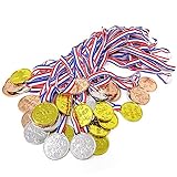 Honbay 36PCS Plastic Winner Award Medals for