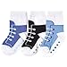 3pk Non-Skid Shoe Socks, Boy Sports Shoe Socks, 12-24 months