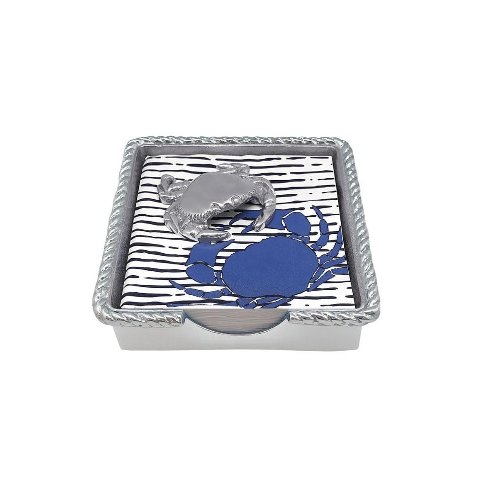 Mariposa Crab Twist Napkin Box