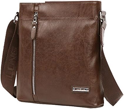 Orlyvrie Messenger Bags Fashion PU Messenger Bag Men Leather Vintage Shoulder Bag Business Male Mini Bags