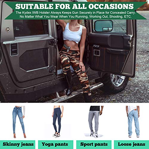 Glock 43 Holster, IWB KYDEX Holster Fit Glock 43 / Glock 43X Pistol