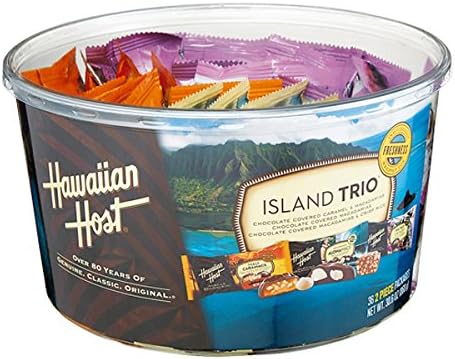 Amazon ハワイアンホースト マカダミアナッツチョコレート アイランドトリオ 詰め合わせ 36個 Hawaiian Host ハワイアンホースト ナッツチョコレート 通販
